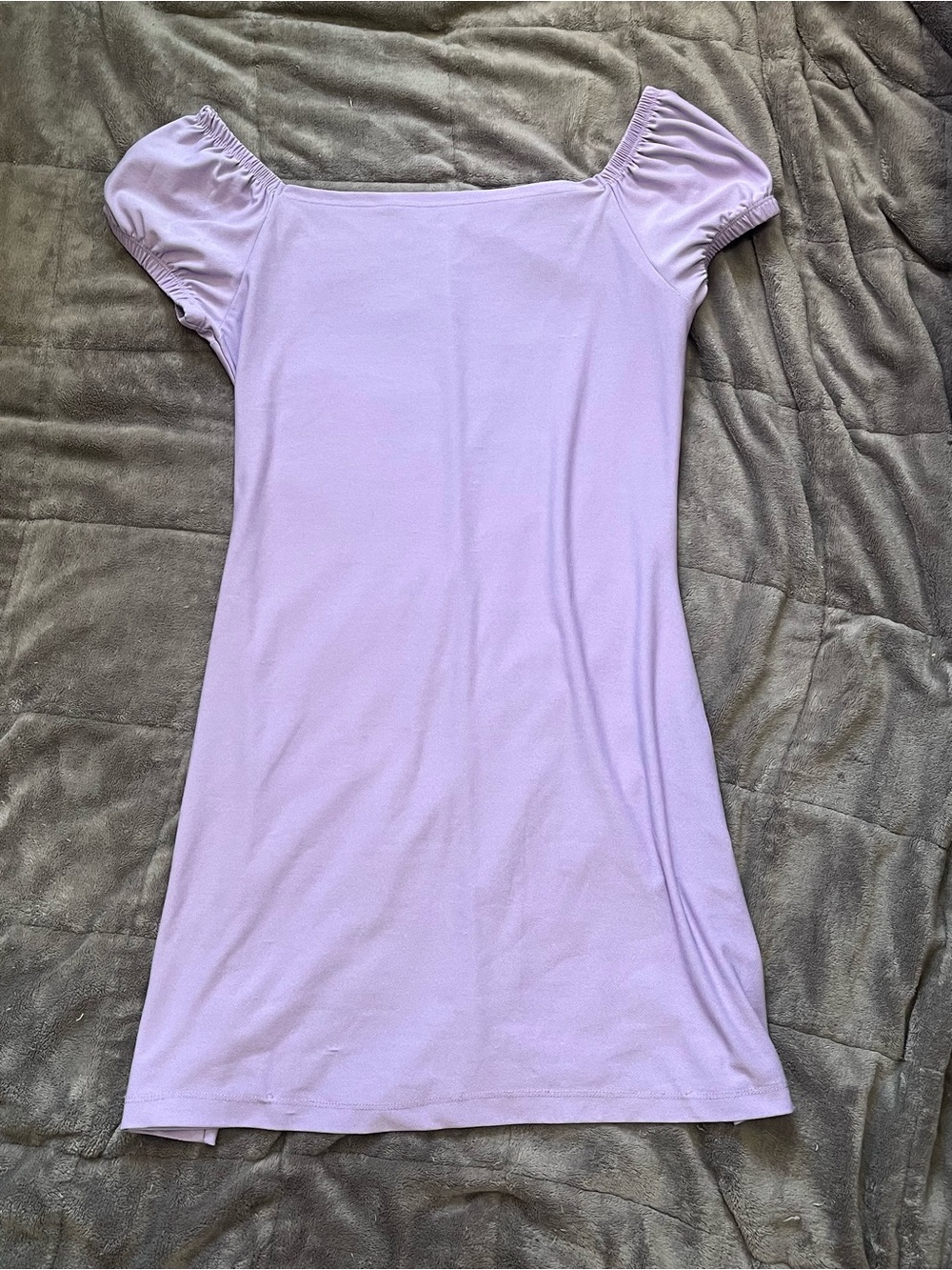 Lilac mini dress